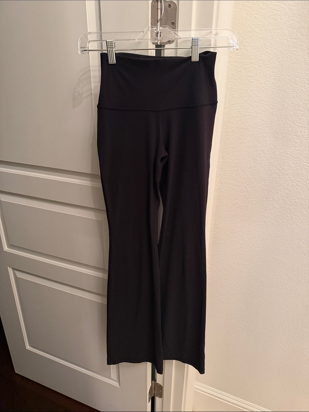 Aritzia Black Flare Yoga Pants